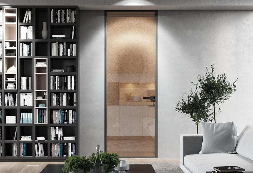 高雅系列极窄平开门